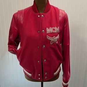 NWOT! Red Mens MCM Varsity Jacket/Vest! Size Medium!